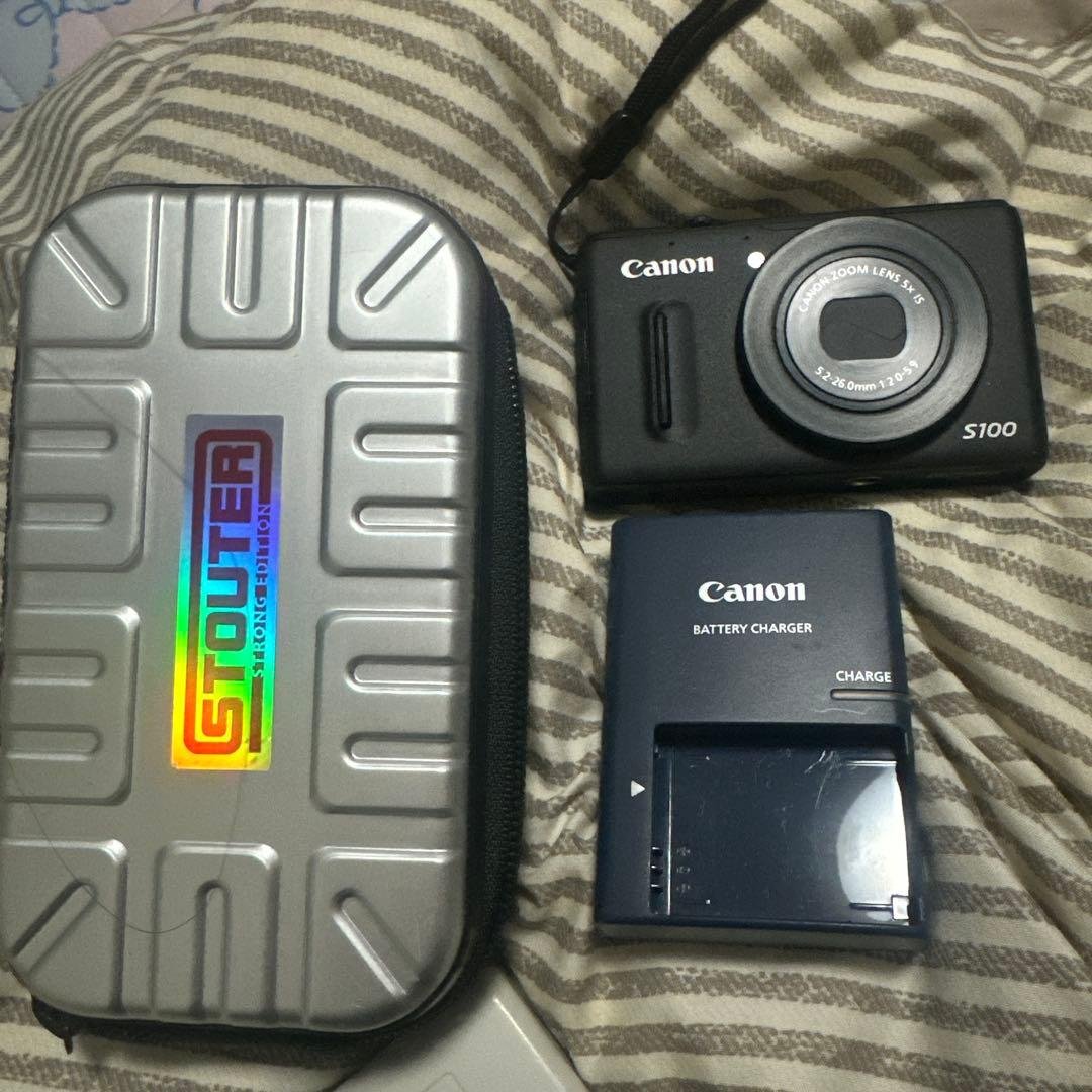 Canon PowerShot S100 本体 バッテリーチャージャー付き joypirika_nb-5l-c